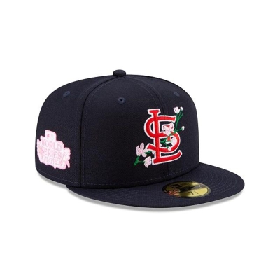 Sapca New Era St. Louis Cardinals MLB Side Patch Bloom 59FIFTY Fitted - Rosii